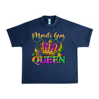 Navy mardi gras queen Urban Heavy Tee - LillyAllenDesigns