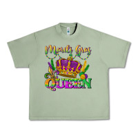 Oil Green mardi gras queen Urban Heavy Tee - LillyAllenDesigns
