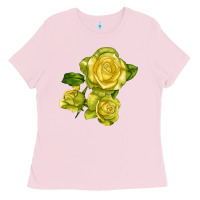 Bubblegum Pink st. patrick rose Ladies Tee - LillyAllenDesigns