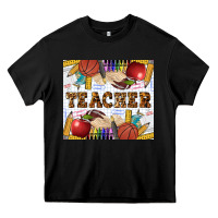 Black Western Teacher Heavy Core Tee - LillyAllenDesigns