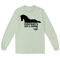 Matcha everybody's gotta horse neigh Long Sleeve Tee - Bettercallsaul