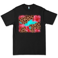 Black valentine's day leopard background Premium Tee - JahusDesignShop