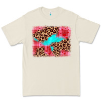 Bone valentine's day leopard background Premium Tee - JahusDesignShop