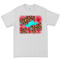 Dove Grey valentine's day leopard background Premium Tee - JahusDesignShop