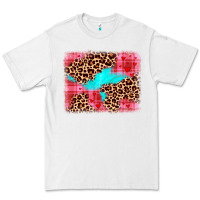 White valentine's day leopard background Premium Tee - JahusDesignShop