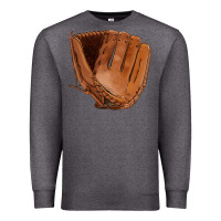Charcoal Heather baseball glove Premium Sweatshirt - FaDigitalArtStudio