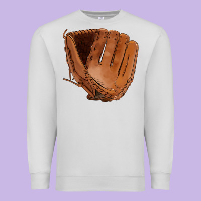 Baseball Glove Premium Sweatshirt Designed By Fadigitalartstudio
