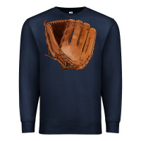 Navy baseball glove Premium Sweatshirt - FaDigitalArtStudio