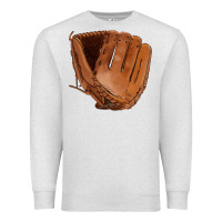 Oatmeal Heather baseball glove Premium Sweatshirt - FaDigitalArtStudio