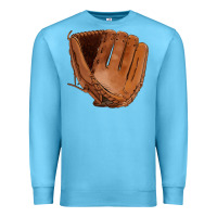 Ocean Blue baseball glove Premium Sweatshirt - FaDigitalArtStudio
