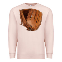 Pale Pink baseball glove Premium Sweatshirt - FaDigitalArtStudio