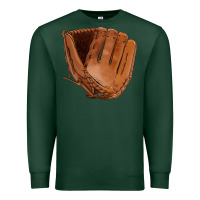 Sports Green baseball glove Premium Sweatshirt - FaDigitalArtStudio