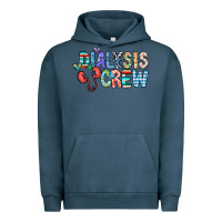 Pigment Midnight Navy dialysis crew Urban Hoodie - CowhideDigitalArt