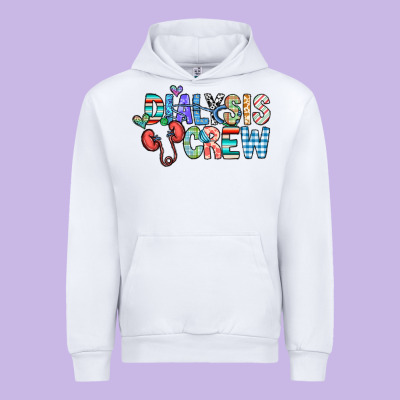 Dialysis Crew Urban Hoodie Designed By Cowhidedigitalart