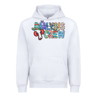 White dialysis crew Urban Hoodie - CowhideDigitalArt