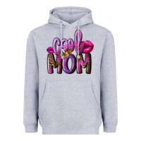 Heather Grey Cool mom Mother's Day Heavyweight Hoodie - FaDigitalArtStudio