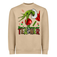 Mushroom Christmas Character Heavyweight Sweatshirt - NancyCooperArtShop