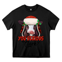 Black you serious clark baby cow Heavy Core Tee - Jasminsmagicworld