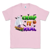 Bubblegum Pink creep it real Classic Tee - BundleAndBundleShop