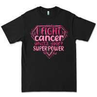 Black i fight cancer whats your super power Premium Tee - MaliasSmallBusiness