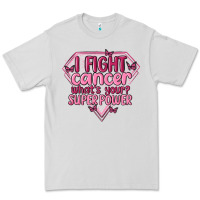 Dove Grey i fight cancer whats your super power Premium Tee - MaliasSmallBusiness