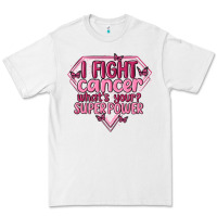 White i fight cancer whats your super power Premium Tee - MaliasSmallBusiness