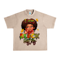 French Oak i am black history juneteenth Urban Heavy Tee - LillyAllenDesigns