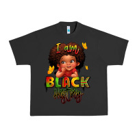 Pigment Black i am black history juneteenth Urban Heavy Tee - LillyAllenDesigns