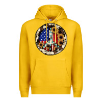 Lemon Peace sign Premium Hoodie - JahusDesignShop