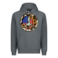 Rock Peace sign Premium Hoodie - JahusDesignShop