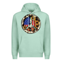 Seafoam Peace sign Premium Hoodie - JahusDesignShop