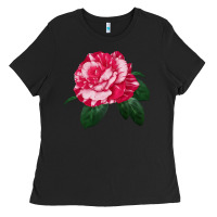 Black neil diamond rose Ladies Tee - LillyAllenDesigns