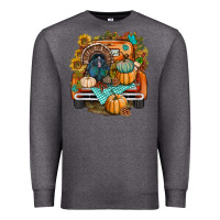 Charcoal Heather thanksgiving truck bbs Premium Sweatshirt - BundleAndBundleShop