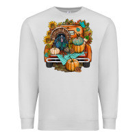 Dove Grey thanksgiving truck bbs Premium Sweatshirt - BundleAndBundleShop