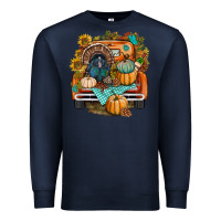 Navy thanksgiving truck bbs Premium Sweatshirt - BundleAndBundleShop