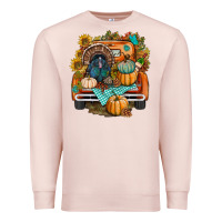 Pale Pink thanksgiving truck bbs Premium Sweatshirt - BundleAndBundleShop
