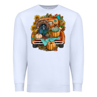 White thanksgiving truck bbs Premium Sweatshirt - BundleAndBundleShop