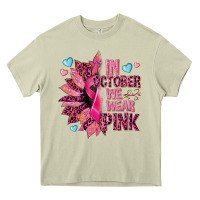 Mossy In october we wear pink Heavy Core Tee - NancyCooperArtShop
