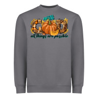 Storm With God All Things Are Possible Heavyweight Sweatshirt - texasbilliewilder
