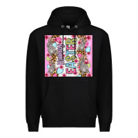 Black Happy Easter bunnies eggs 20oz skinny tumbler Premium Hoodie - OliviaCreatesArt