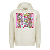Oatmeal Heather Happy Easter bunnies eggs 20oz skinny tumbler Premium Hoodie - OliviaCreatesArt