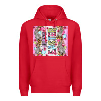 Red Happy Easter bunnies eggs 20oz skinny tumbler Premium Hoodie - OliviaCreatesArt