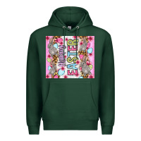 Sports Green Happy Easter bunnies eggs 20oz skinny tumbler Premium Hoodie - OliviaCreatesArt