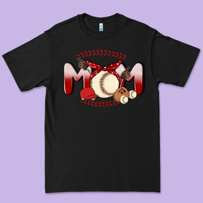Baseball Mom Premium Tee Designed By Maliassmallbusiness