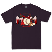 Plum baseball mom Premium Tee - MaliasSmallBusiness