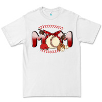 White baseball mom Premium Tee - MaliasSmallBusiness