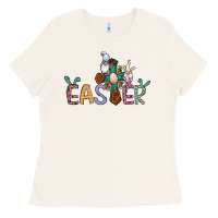 Bone cross rabbit easter gnomes Ladies Tee - Jasminsmagicworld