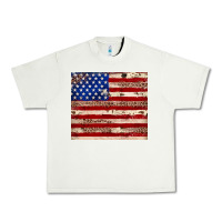 Pistachio American flag leopard cowhide Urban Heavy Tee - JahusDesignShop