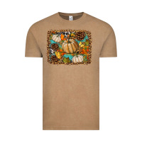 Vintage Coffee fall pumpkin background Vintage Tee - BundleAndBundleShop