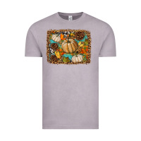 Vintage Zinc fall pumpkin background Vintage Tee - BundleAndBundleShop